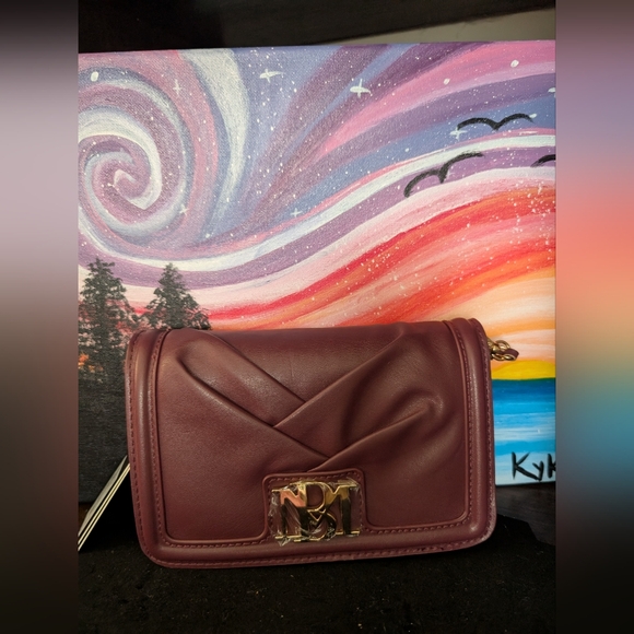 Badgley Mischka Handbags - NWT Badgley Mischka Burgundy Crossbody Bag